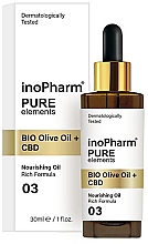 Düfte, Parfümerie und Kosmetik Gesichts- und Halsserum - InoPharm Pure Elements BIO Olive Oil + CBD