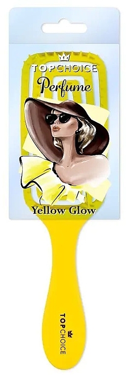 Haarbürste 64494 Yellow Glow quadratisch - Top Choice Perfume Hairbrush — Bild N1