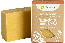 Düfte, Parfümerie und Kosmetik Verwöhnende Bio Seife mit Orange und Zimt - La Saponaria Orange & Cinnamon Soap