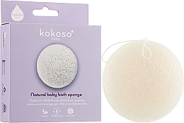 Natürlicher Baby-Konjac-Badeschwamm - Kokoso Baby Natural Baby Bath Sponge — Bild N2