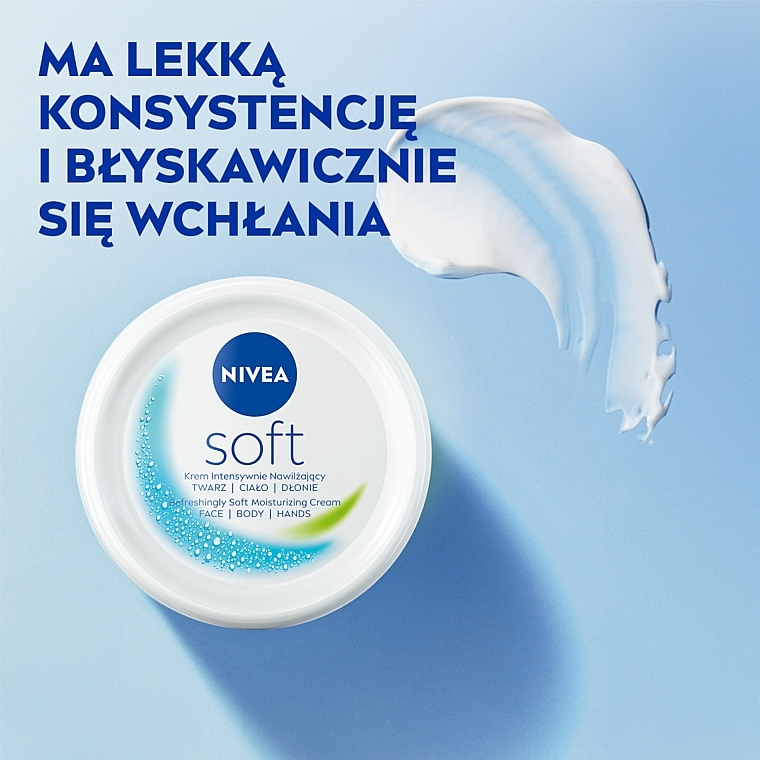 Erfrischende Feuchtigkeitscreme für Körper - NIVEA Soft Intensive Moisturising Cream — Foto N6
