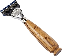 Rasierer - Acca Kappa Razor Zebra Wood Handle Gilette Fusion Blade  — Bild N1