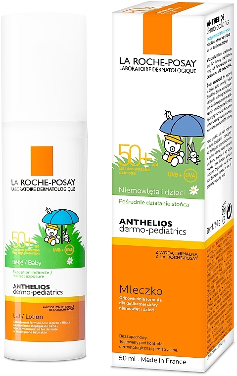 Sonnenschutzmilch für empfindliche Kinder- und Babyhaut SPF 50+ - La Roche-Posay Anthelios Kids SPF 50+ Dermo Pediatrics Mexoryl 100 ml — Foto N4