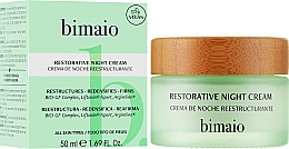 Revitalisierende Nachtcreme für das Gesicht - Bimaio Restorative Night Cream — Bild N2