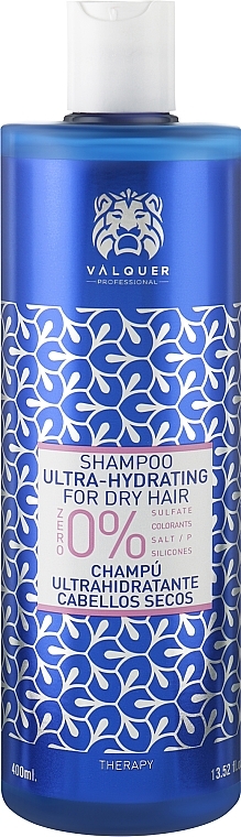 Ultra-feuchtigkeitsspendendes Shampoo für trockenes Haar - Valquer Shampoo Ultra-Hydrating For Dry Hair — Bild N1