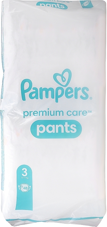 Höschenwindeln Premium Care Pants Midi 3 (6-11 kg) 48 St. transparente Verpackung - Pampers — Bild N1