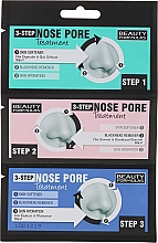 Düfte, Parfümerie und Kosmetik Reinigende Nasenporenstreifen in 3 Schritten - Beauty Formulas 3-Step Nose Pore Treatment
