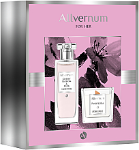 Düfte, Parfümerie und Kosmetik Allvernum Cherry Blossom & Musk - Duftset (Eau de Parfum 50ml + Duftkerze 100g)