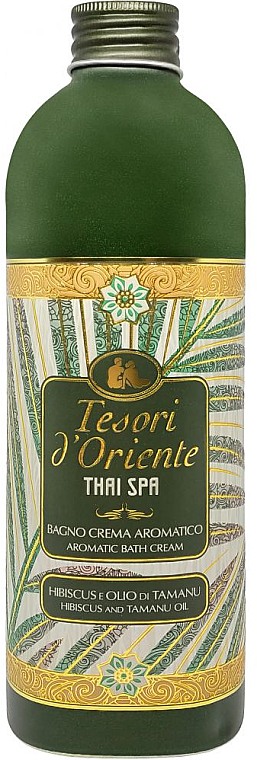 Bade- und Duschöl mit Kashmir und Vetiver - Tesori d`OrienteThai Spa Hibiscus And Tamanu Oil Aromatic Bath Cream — Bild N1