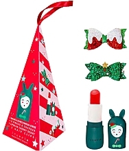 Set - Inuwet Cone Bunny X Mas (lip/balm/3.5ml + clips/2pcs) — Bild N1