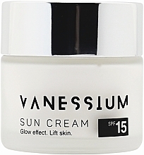 Sonnenschutzcreme für das Gesicht SPF 15 - Vanessium Sun Cream Glow Effect Lift Skin SPF15 — Bild N1