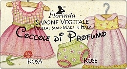 Düfte, Parfümerie und Kosmetik Handgemachte Naturseife für Kinder mit Rose - Florinda Sapone Vegetale Rose