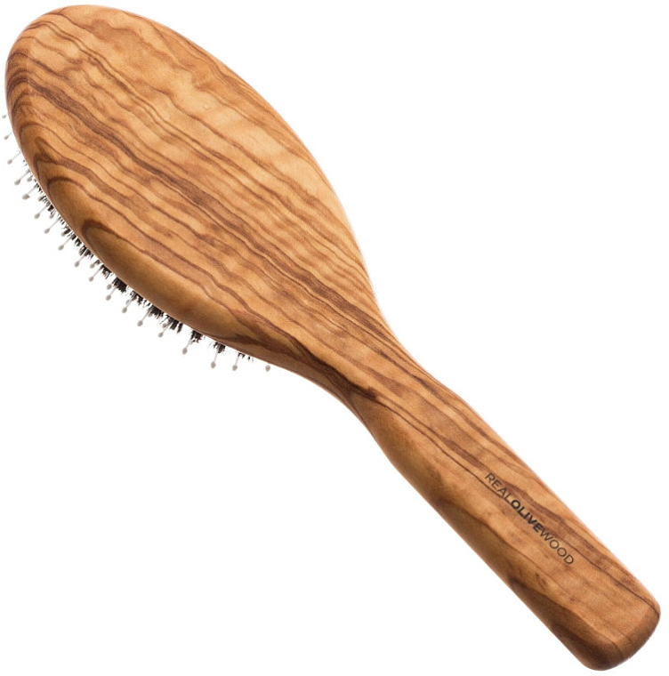 Stylingbürste aus Olivenholz - Hydrea London Olive Wood Styling Hair Brush — Bild N2
