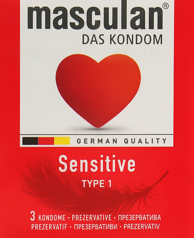 Kondome Sensitive 3 St. - Masculan — Bild N1