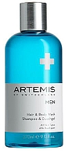 Düfte, Parfümerie und Kosmetik Revitalisierende Haar- und Körperwäsche mit Aloe Vera, Panthenol und Vitamin E - Artemis of Switzerland Men Hair & Body Wash