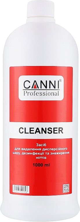 Klebeschichtentferner, Desinfektionsmittel und Nagelentfetter - Canni Cleanser 3 in 1 — Bild N5