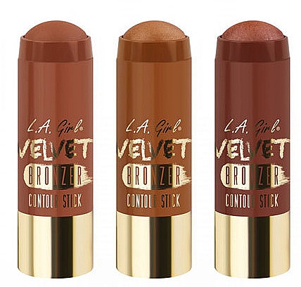 Bronzer für das Gesicht - L.A. Girl Velvet Contour Bronzer Stick — Bild N1