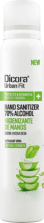 Händedesinfektionsspray mit Aloe Vera-Duft - Dicora Urban Fit Protects & Hydrates Hand Sanitizer — Bild N3