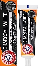 Aufhellende Zahnpasta mit Aktivkohle - Arm & Hammer Charcoal White Toothpaste — Bild N2