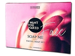 Seifenset Soap Me  - I Want You Naked Facial Soap Set (Seife 3x30g)  — Bild N1