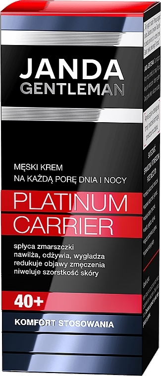 Anti-Falten Creme für Männer 40+ - Janda Gentleman Platinum Carrier  — Bild N2