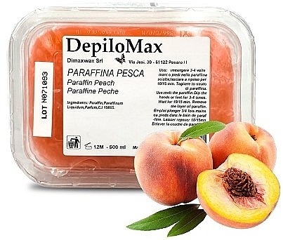 Kosmetisches Pfirsichparaffin - DimaxWax DepiloMax Parafin Peach — Bild N1