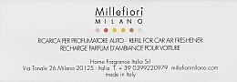 Düfte, Parfümerie und Kosmetik Nachfüllung für Auto-Lufterfrischer Weißer Moschus - Millefiori Milano Icon Refill White Musk