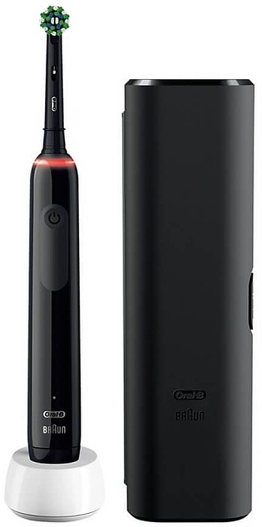 Elektrische Zahnbürste schwarz - Oral-B Pro 3 3500 Black Edition — Bild N2