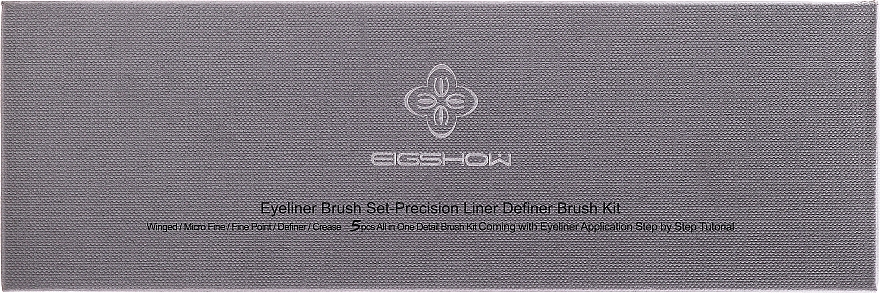 Make-up Pinselset 5 St. - Eigshow Ultra Fine Series All in One Pro Detail Eyeliner Brush Set — Bild N3