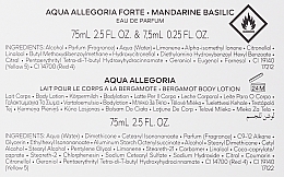 Guerlain Aqua Allegoria Forte Mandarine Basilic - Duftset (Eau de Parfum 75 ml + Körperlotion 75ml + edp 7.5 ml) — Bild N3