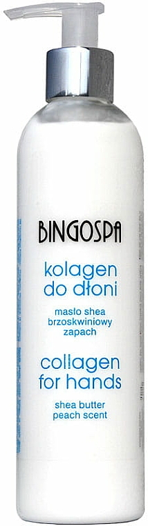 Handcreme mit Kollagen, Pfirsich und Sheabutter - BingoSpa Collagen For Hand Care Peach And Shea Butter — Foto N1