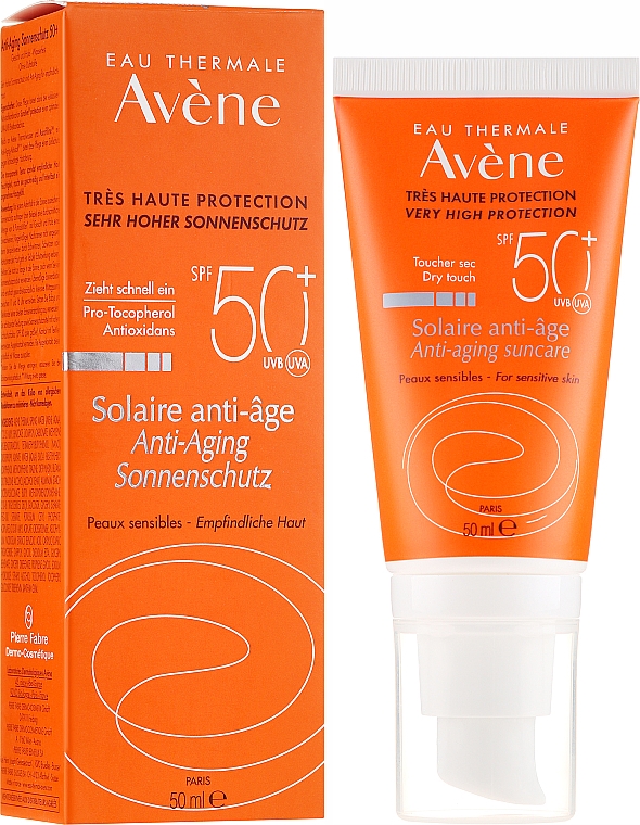 Anti-Aging Sonnenschutzcreme für das Gesicht SPF 50+ - Avene Solaire Anti-Age SPF 50+ — Bild N1