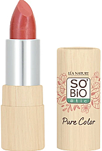 Düfte, Parfümerie und Kosmetik Matter Lippenstift - So'Bio Etic Pure Color Satin Matte Lipstick