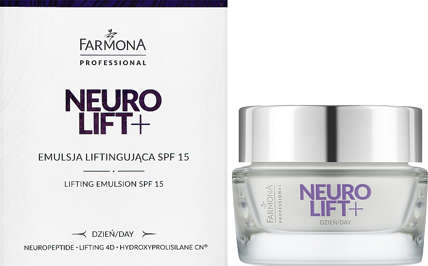 Liftingemulsion für das Gesicht SPF 15 - Farmona Professional Neurolift+ Face Lifting Emulsion SPF 15 — Bild N2