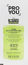 Aktivator für das Haar - Revlon Professional Pro You The Twister Scrunch Curl Activator Gel (Probe)  — Bild N1