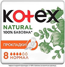 Düfte, Parfümerie und Kosmetik Damenbinden 8 St. - Kotex Natural Normal