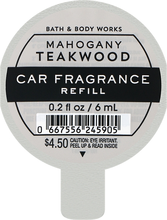Auto-Lufterfrischer Mahogany Teakwood - Bath And Body Works Mahogany Teakwood Car Fragrance Refill — Bild N1