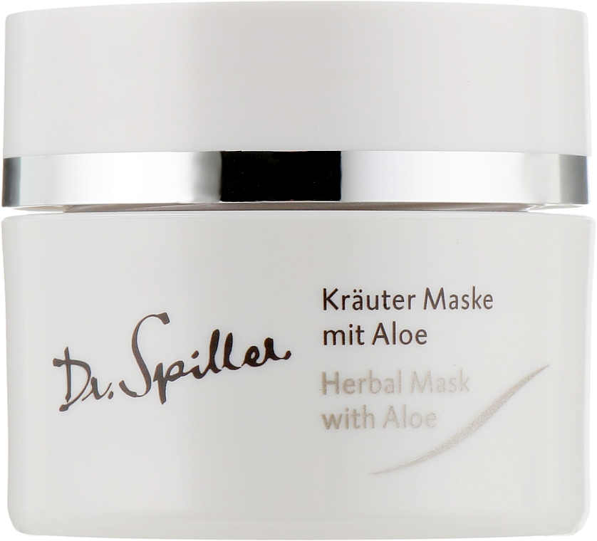 Kräutermaske für das Gesicht mit Aloe Vera - Dr. Spiller Intense Herbal Mask With Aloe — Bild N1