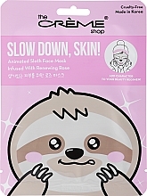 Düfte, Parfümerie und Kosmetik Gesichtsmaske - The Creme Shop Slow Down Skin! Animated Sloth Face Mask