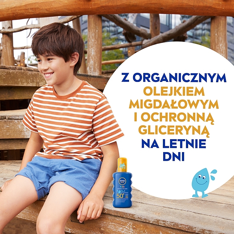 Feuchtigkeitsspendendes Sonnenschutzspray für Kinder SPF 50+ - NIVEA Sun Kids Moisturising Spray SPF 50+ — Bild N4