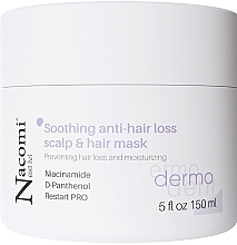 Beruhigende Maske für Kopfhaut und Haar gegen Haarausfall - Nacomi Next Level Dermo Soothing Anti-Hair Loss Scalp & Hair Mask  — Bild N1