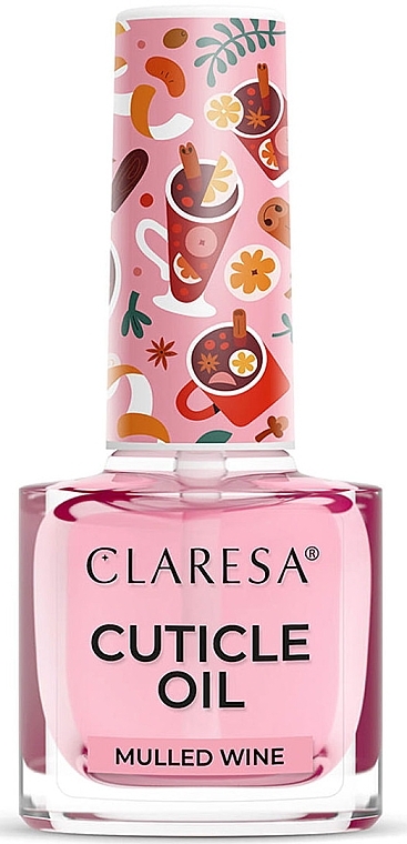 Claresa Cuticle Oil Mulled Wine  - Nagelhautöl Glühwein — Bild N1