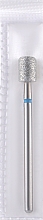Düfte, Parfümerie und Kosmetik Diamant-Nagelfräser Abgeschrägter Zylinder L-7 mm 5,0 mm blau - Head The Beauty Tools