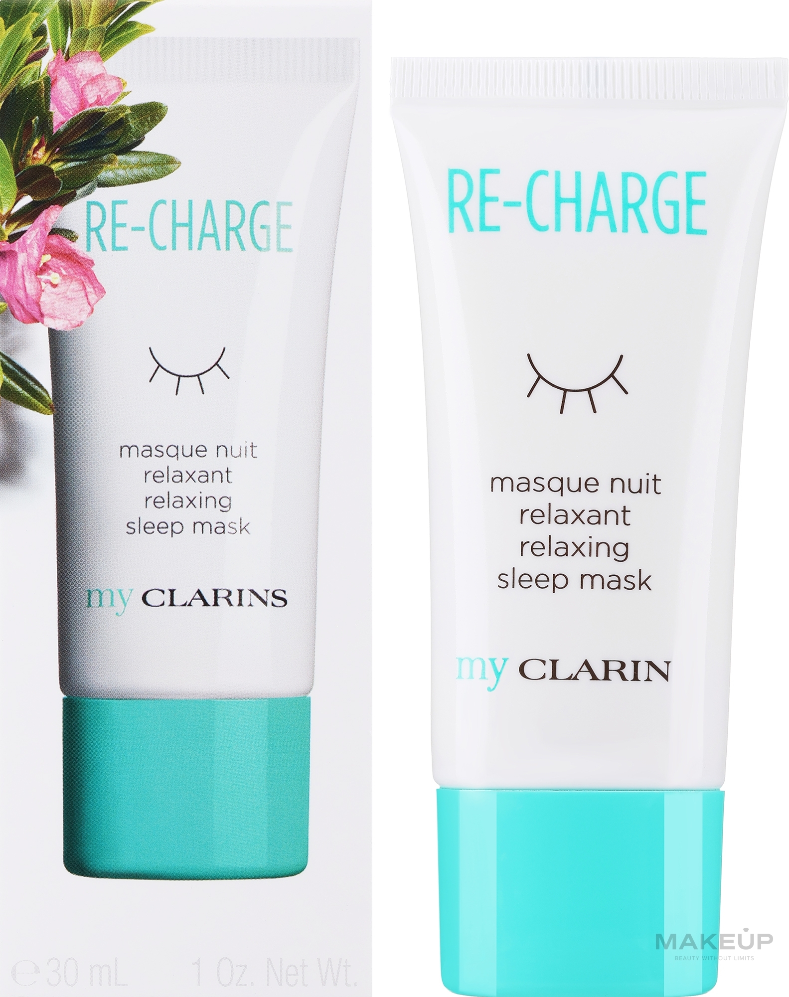 Entspannende Nachtmaske für Gesicht und Hals - Clarins My Clarins Re-Charge Relaxing Sleep Mask — Bild 30 ml