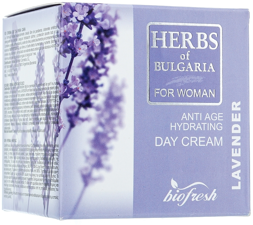 Feuchtigkeitsspendende Anti-Aging Tagescreme mit Lavendel - BioFresh Herbs of Bulgaria Anti Age Hydrating Day Cream Lavender — Bild N2