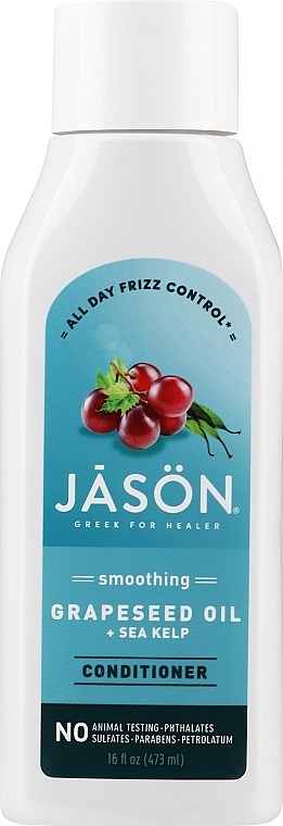 Haarspülung mit Seetang - Jason Natural Cosmetics Grapeseed Oil + Sea Kelp Hair Moisturizing Conditioner — Bild N1