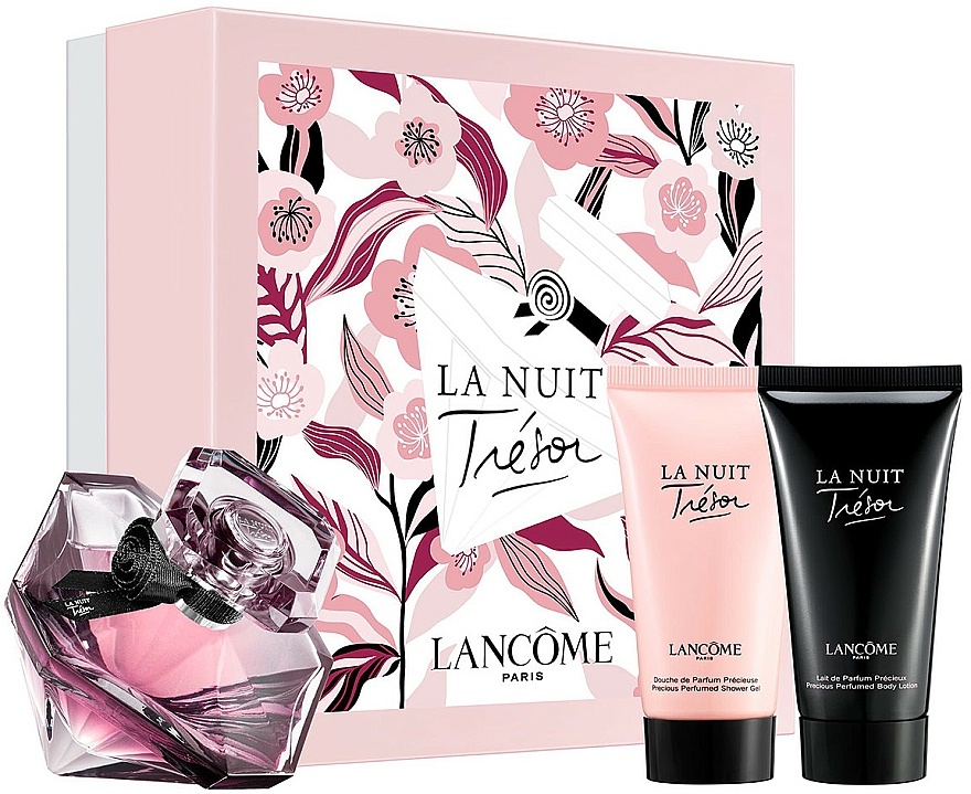 Lancome La Nuit Tresor - Duftset (Eau de Parfum 50ml + Körperlotion 50ml + Duschgel 50ml)