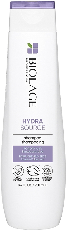 Feuchtigkeitsspendendes Shampoo für trockenes Haar - Biolage Hydrasource Ultra Aloe Shampoo — Bild N1