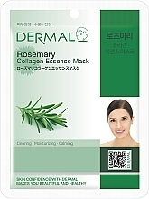 Düfte, Parfümerie und Kosmetik Gesichtsmaske mit Kollagen und Rosmarin  - Dermal Rosemary Collagen Essence Mask 