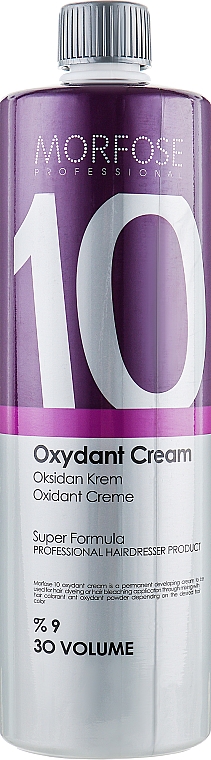 Oxidationsmittel 9% - Morfose 10 Oxidant Cream Volume 30 — Bild N1